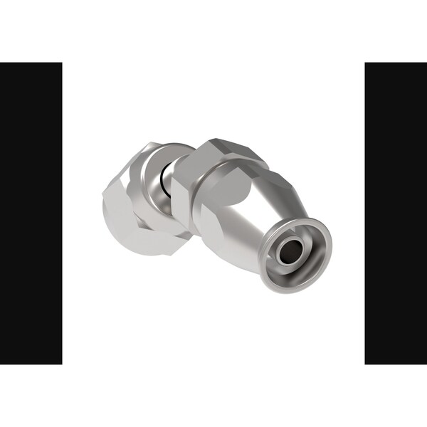 Aeroquip -4 AN Hose, 45 Degree Elbow, Steel, Single FCM1111 - main